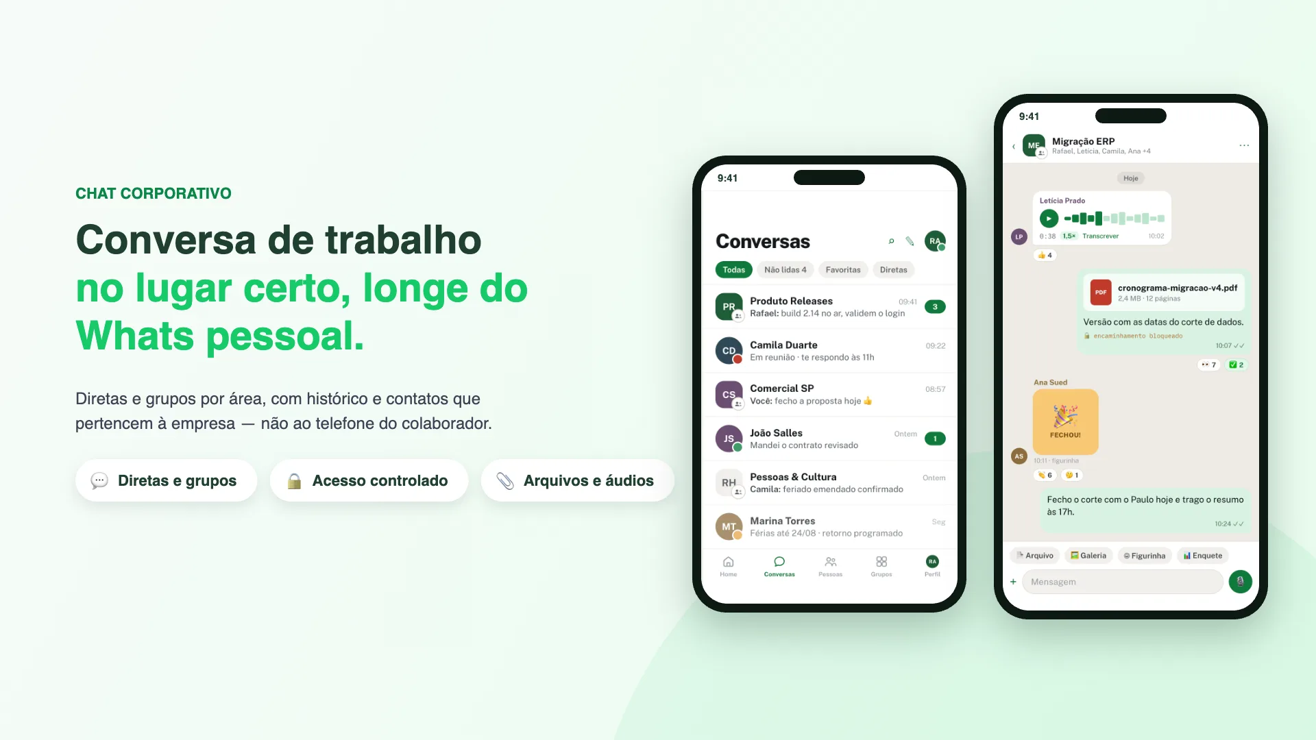 IntraChats — Chat corporativo